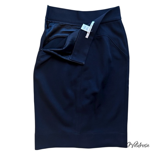 DVF Diane von Furstenberg Nanetta Black Pencil Skirt Classic & Flattering Fit 6 - Picture 7 of 10